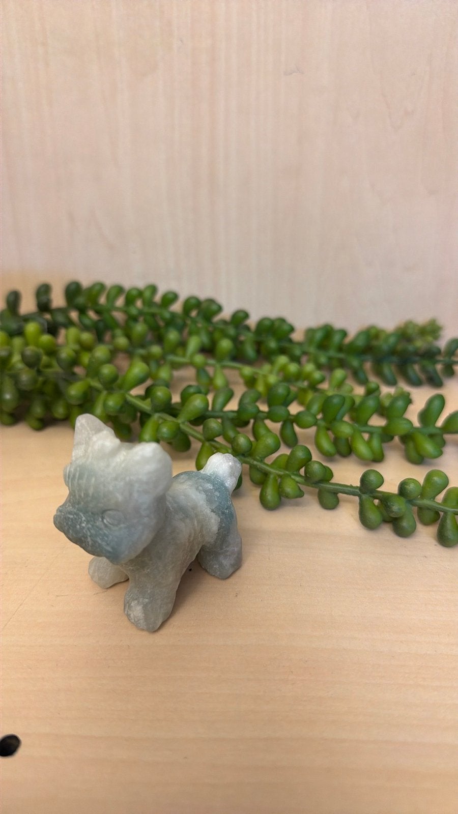 Schattig Edelsteen Hondje - Decoratief Beeldje, Ophalen, Nieuw, Dier