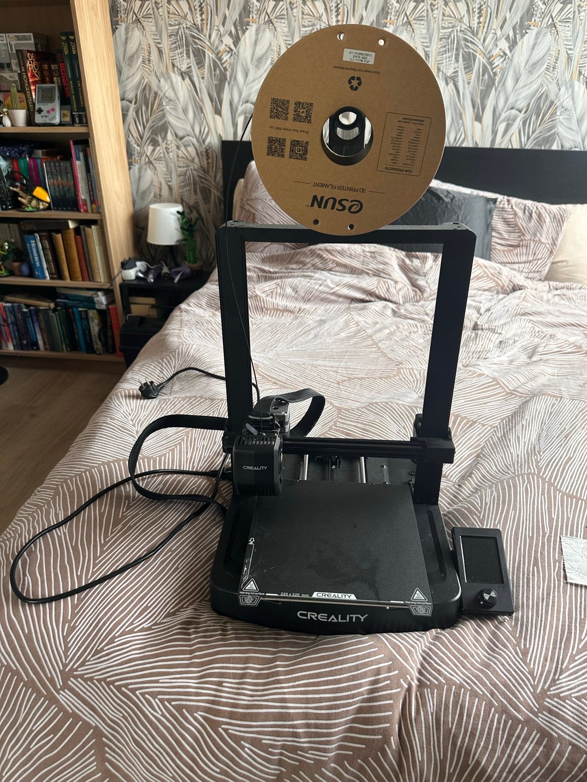 Ender 3 V3 SE 3D-printer - werkend, mist plastic spuitmond, Ophalen of Verzenden, Gebruikt, Filament