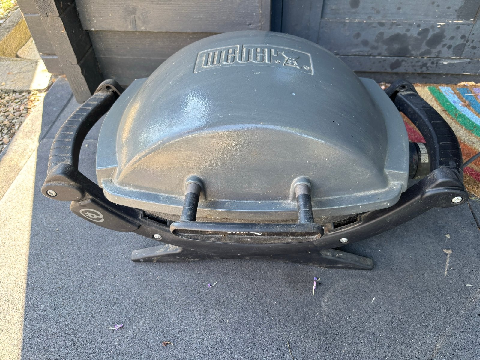 Weber Q1400 elektrische barbecue, Ophalen, Gebruikt