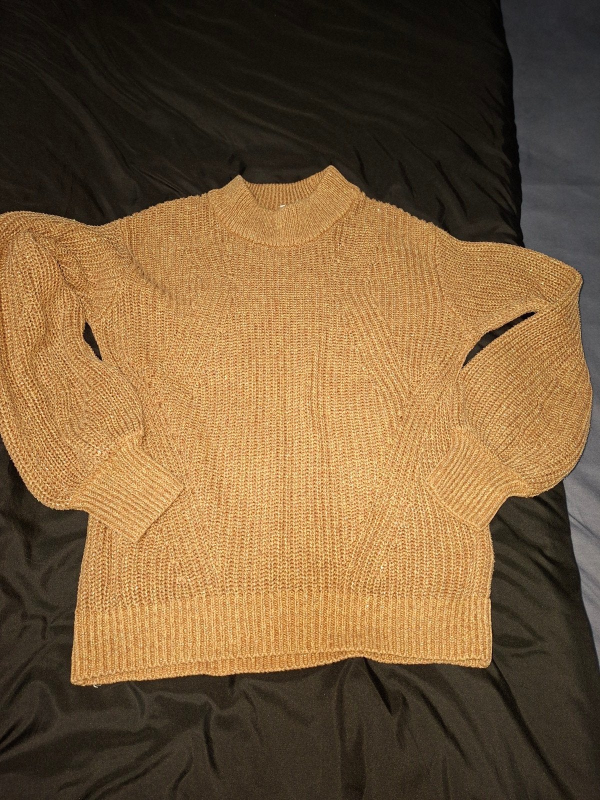 H&M trui met pofmouwen - Maat XS, H&M, Bruin, Ophalen of Verzenden, Maat 34 (XS) of kleiner