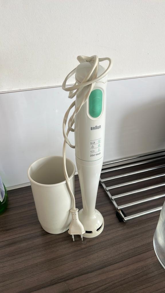 Braun staafmixer, Witgoed en Apparatuur, Minder dan 1 liter, Ophalen, Gebruikt, 1 snelheid