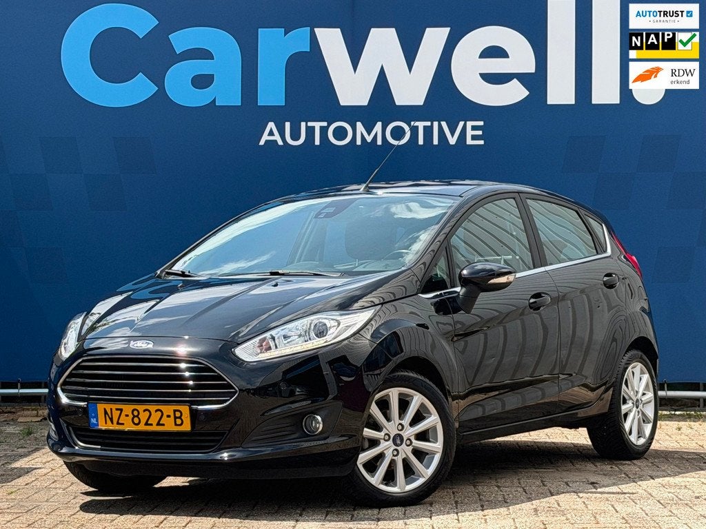 Ford Fiesta 1.0 EcoBoost Titanium|2e Eigenaar|Navi|Climate|C, Auto's, Ford, Bedrijf, Te koop, Fiësta, ABS, Airbags, Airconditioning