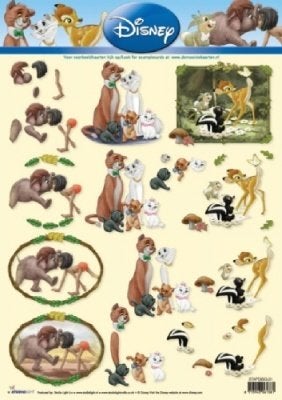 A4 Knipvellen Disney Classic STAPDISCL01 t/m 06, Ophalen of Verzenden, Nieuw, Disney, Knipvel