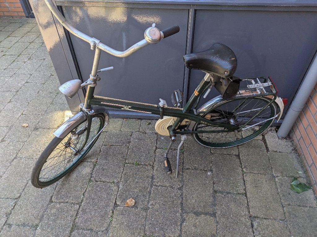 Batavus Intercycle Holland vouwfiets groen, Fietsen en Brommers, Ophalen, Gebruikt, Batavus, Deels opvouwbaar