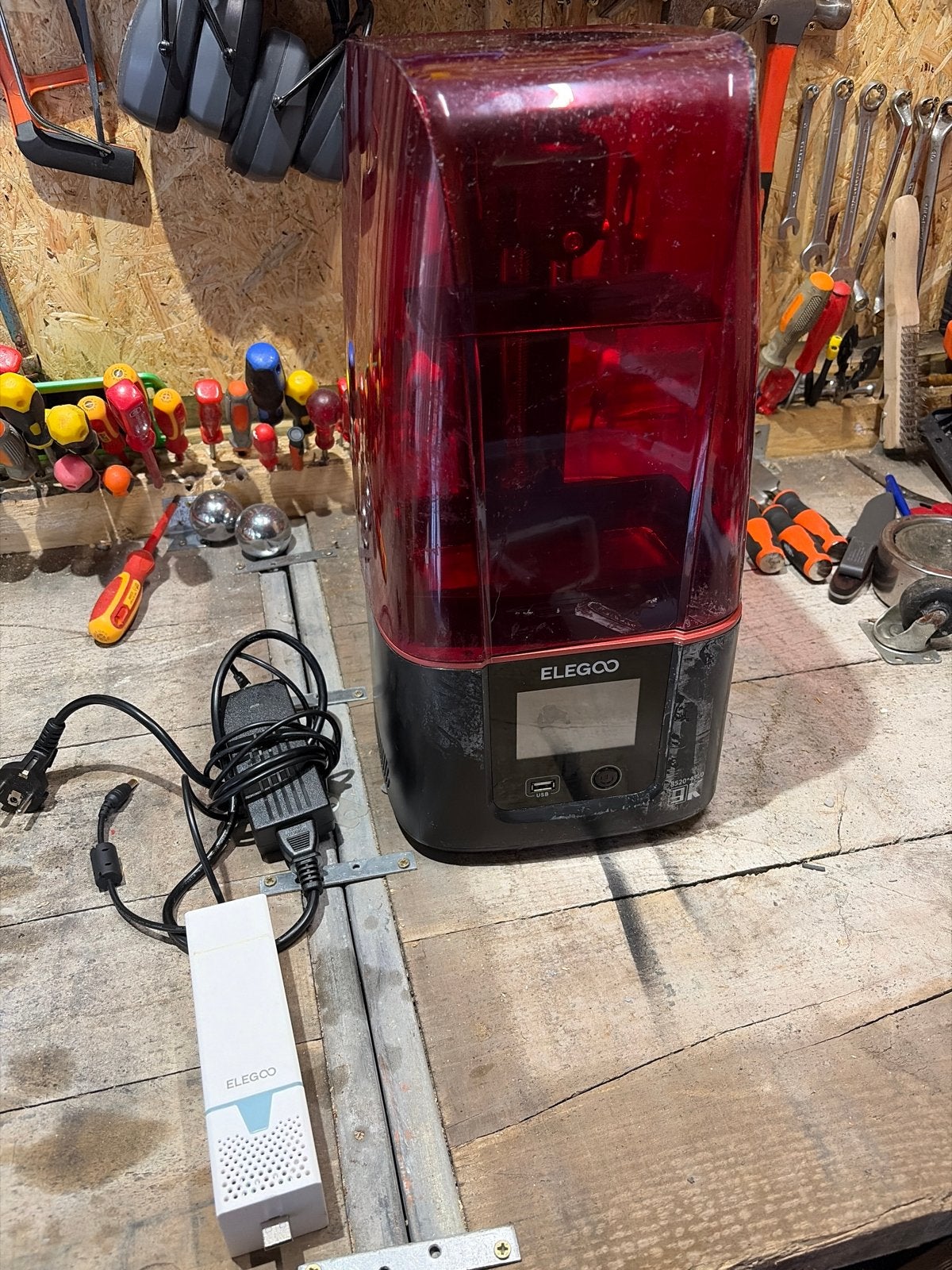 Elegoo Mars 3 Pro Resin 3D-printer, Computers en Software, 3D Printers, Ophalen, Gebruikt, Resin/Hars
