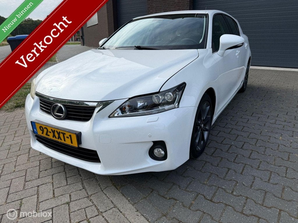Lexus CT 200h F-Sport Line, Auto's, Lexus, Euro 5, Gebruikt, 4 cilinders, Wit