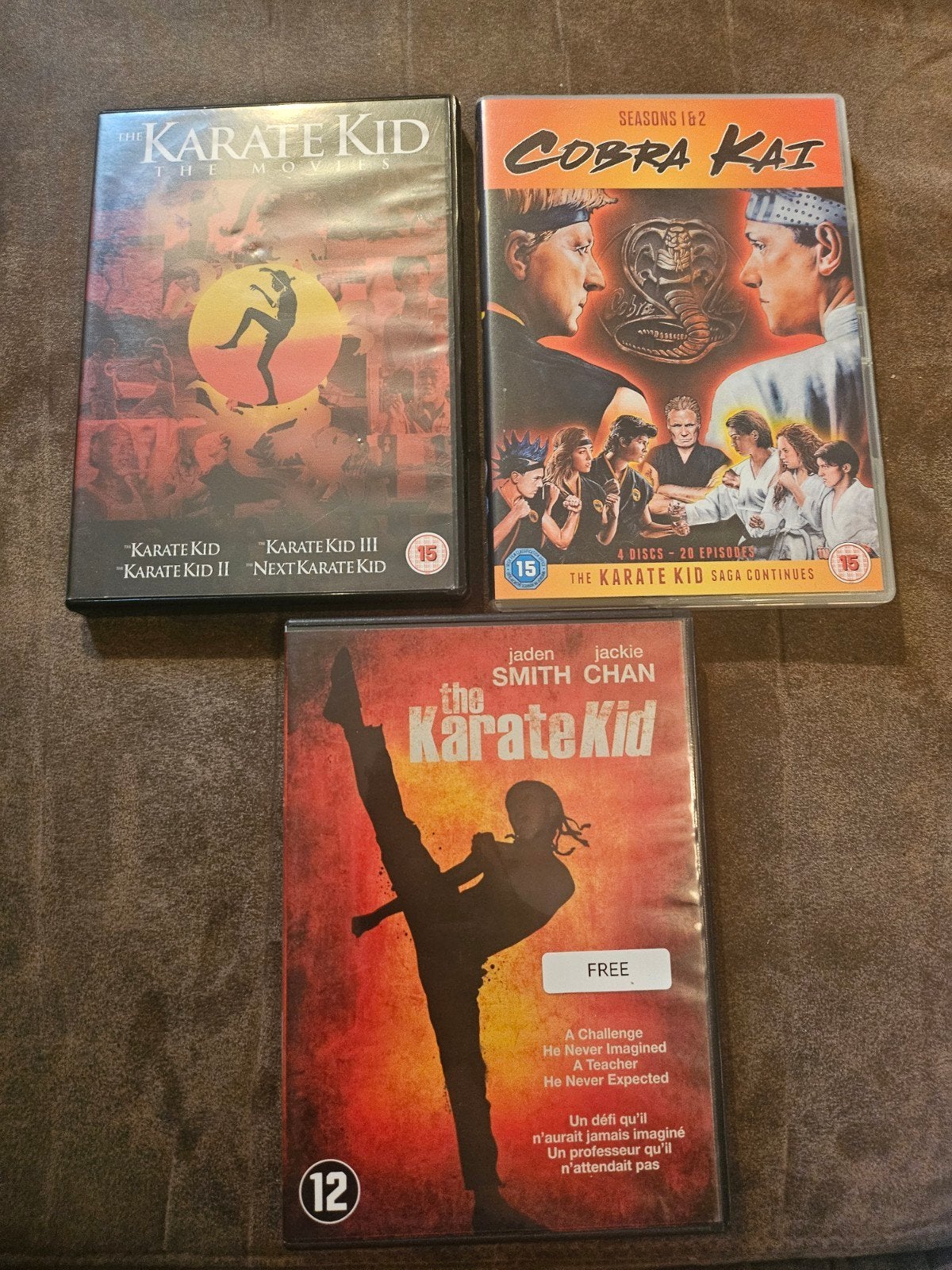 The Karate Kid 5 movies x Cobra Ka seizoen 1 & 2, Inclusief doosje, Ophalen of Verzenden, Vanaf 12 jaar, Gebruikt