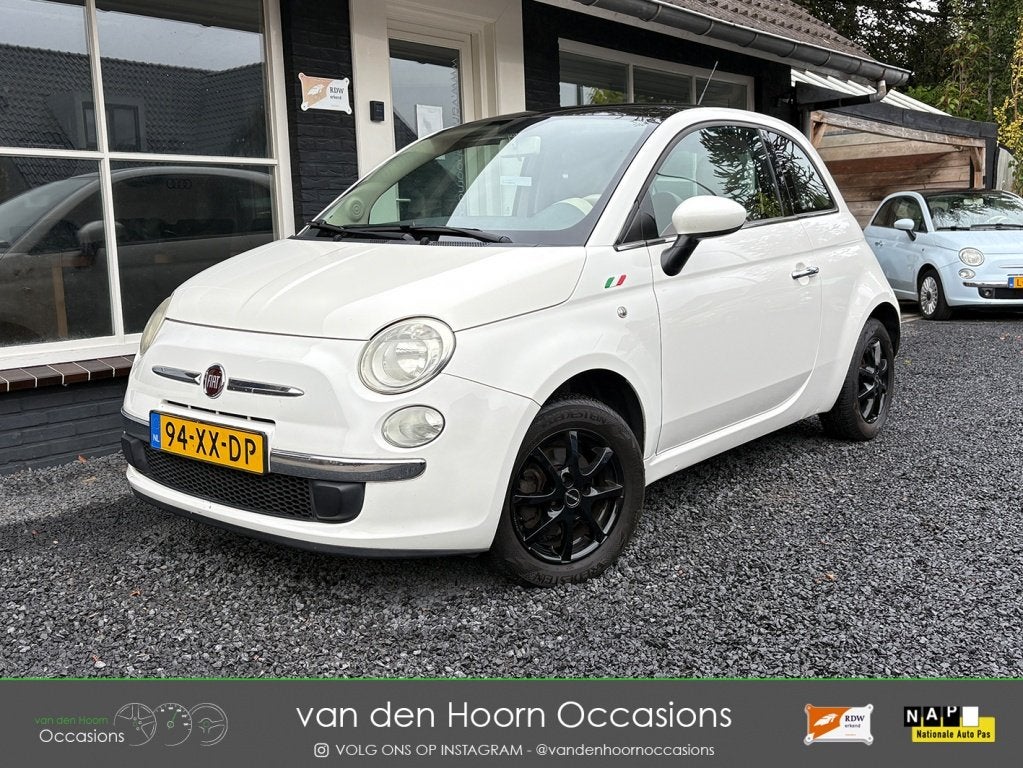 Fiat 500 1.4 Sport 100 PK | AIRCO | LEDER | NAP | 94000KM |, 101 pk, Gebruikt, 4 cilinders, Origineel Nederlands