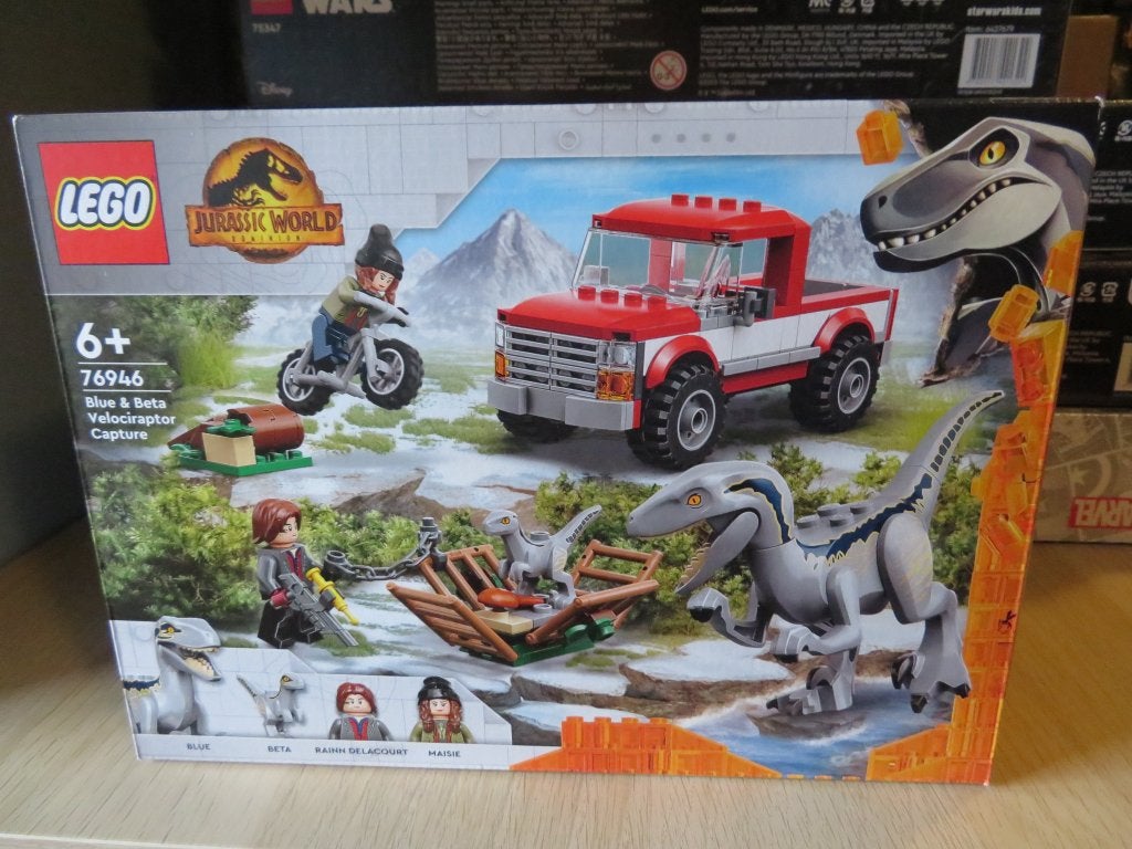 Lego Jurassic World 76946 Blue & Beta Velociraptor Capture, Jurassic World, Lego, Nieuw, Ophalen of Verzenden