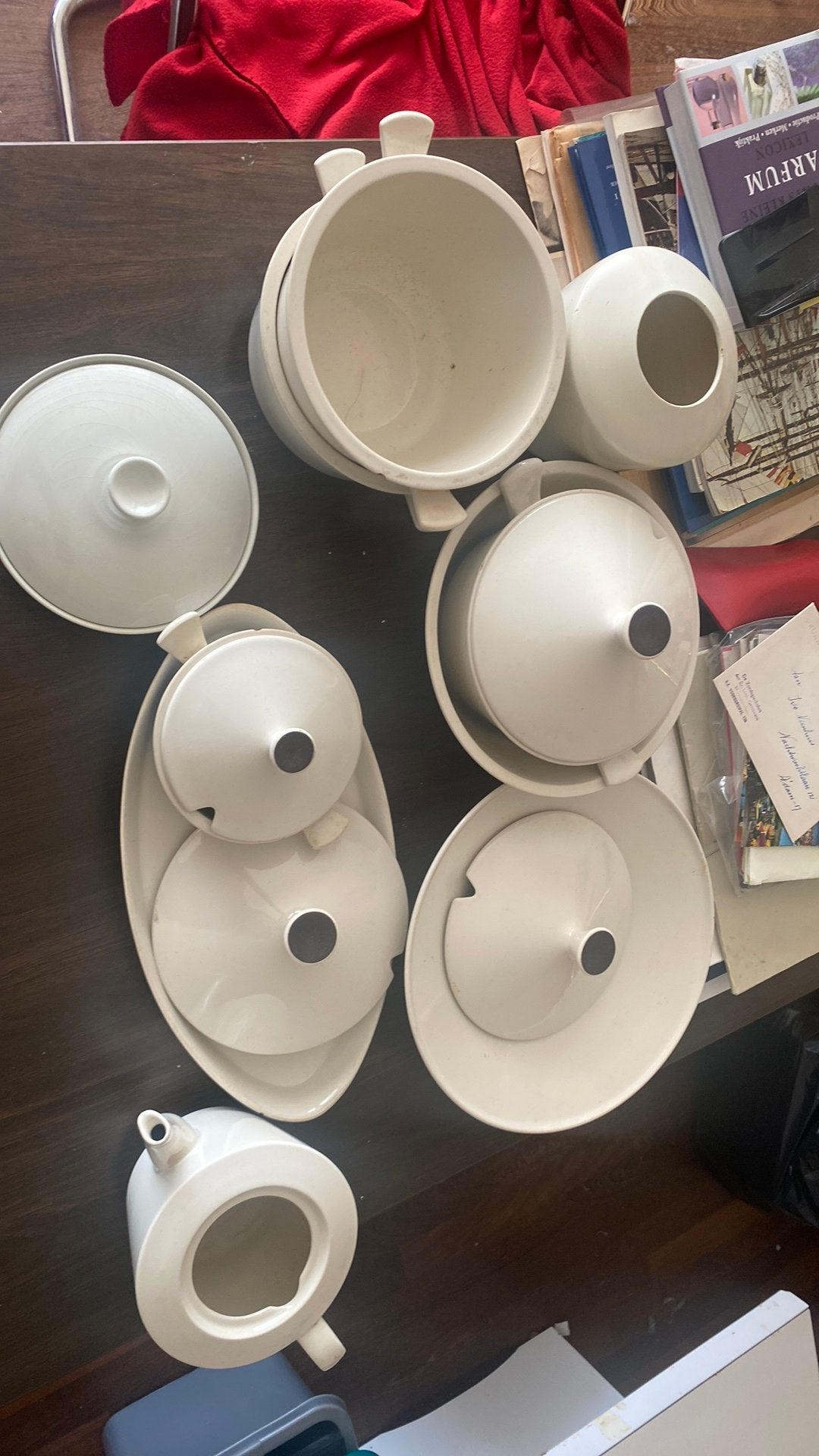 Fris Edam servies, Ophalen