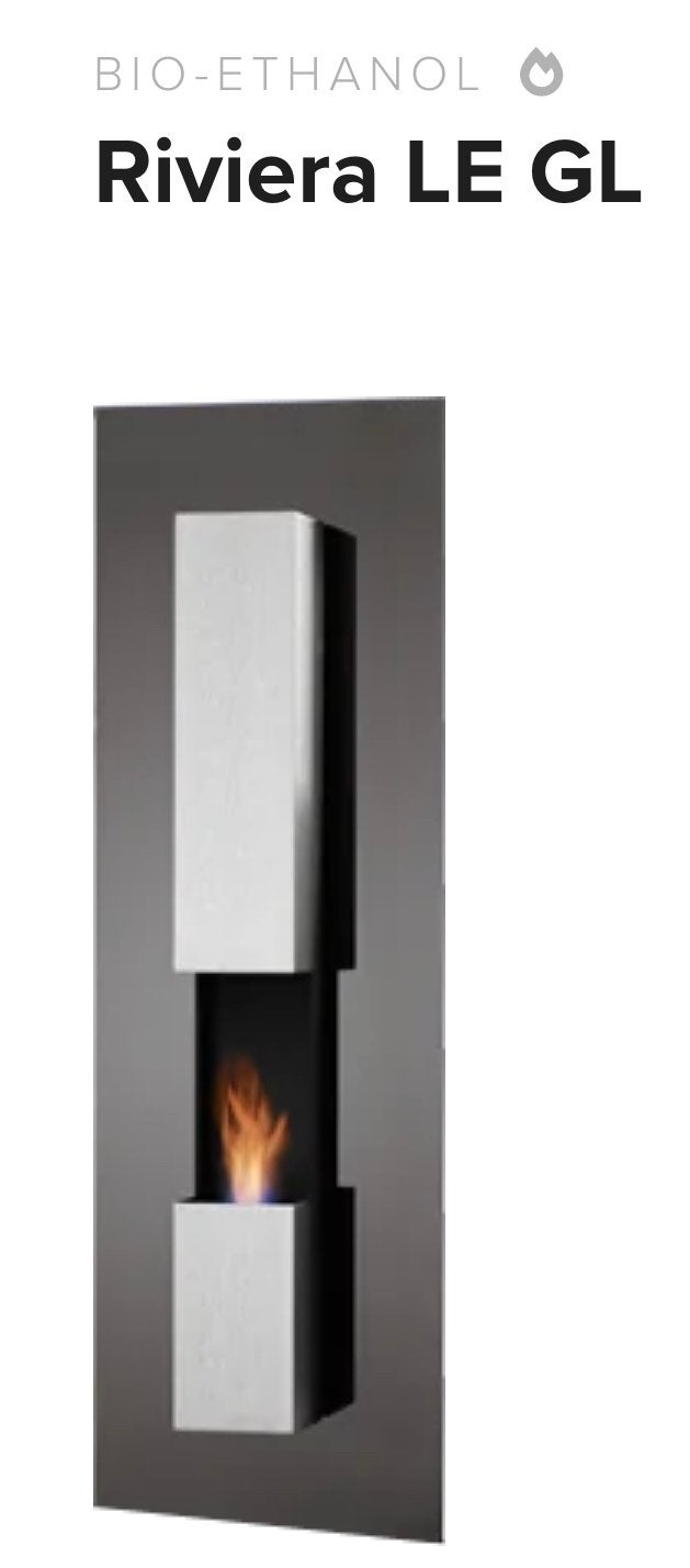 Safretti Riviera LE GL bio-ethanol haard - Design eyecatcher, Huis en Inrichting, Ophalen, Zo goed als nieuw, Hangende haard, Overige soorten