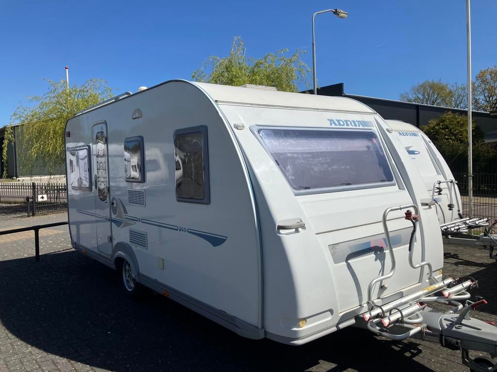Adria 462PD 2006 mover, inruil mogelijk, Caravans en Kamperen, Caravans, Rondzit, Bedrijf, Dwarsbed, Adria