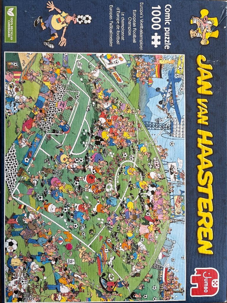 JvH Europa voetbalkampioen, Ophalen, 500 t/m 1500 stukjes, Zo goed als nieuw, Legpuzzel