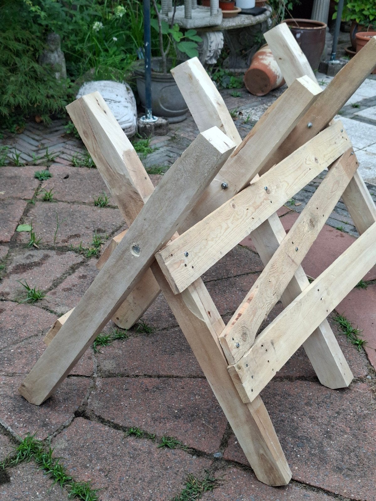 Houten stabiele zaagbok, Minder dan 3 m³, Ophalen