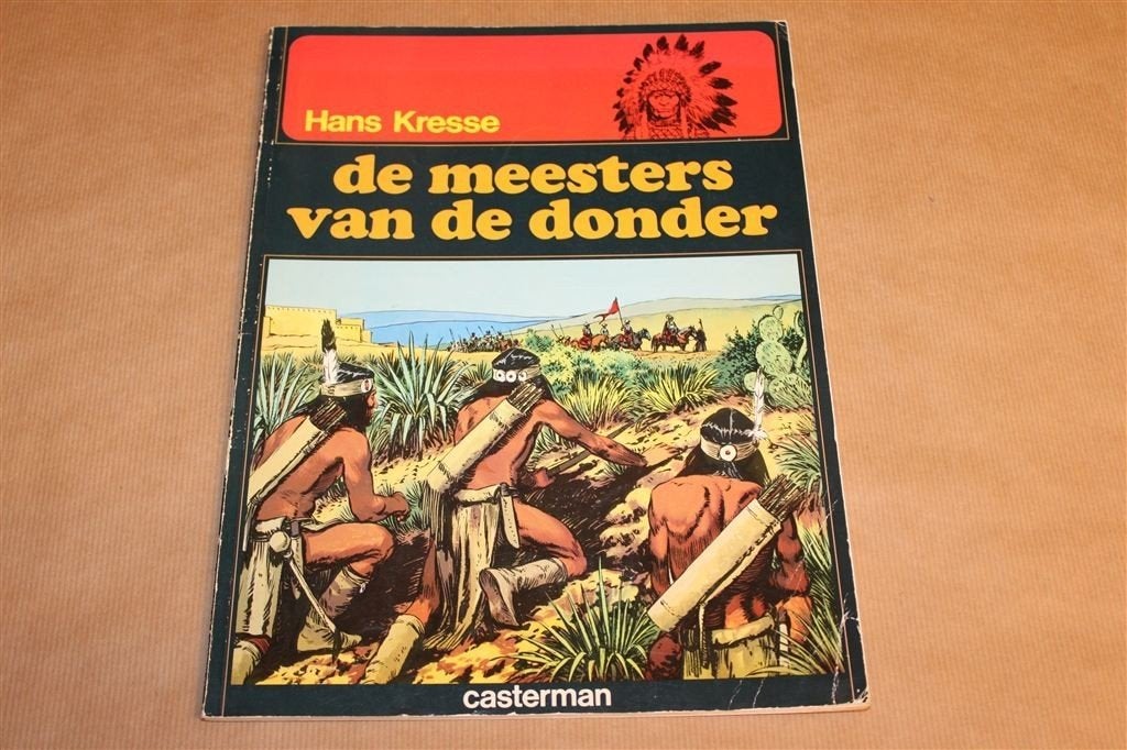 De meesters van de donder - Indianenreeks - Hans Kresse, Boeken, Stripboeken, Eén stripboek, Ophalen of Verzenden, Zo goed als nieuw