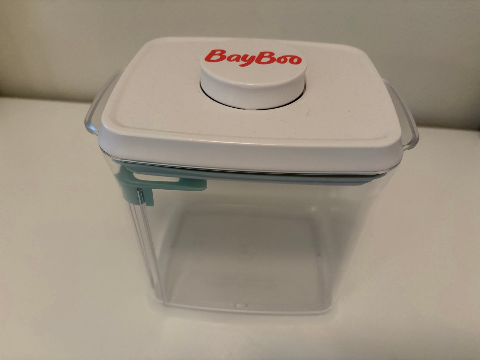 BayBoo melkpoeder bewaardoos, Kinderen en Baby's, Babyvoeding en Toebehoren, Ophalen of Verzenden, Gebruikt, Overige typen