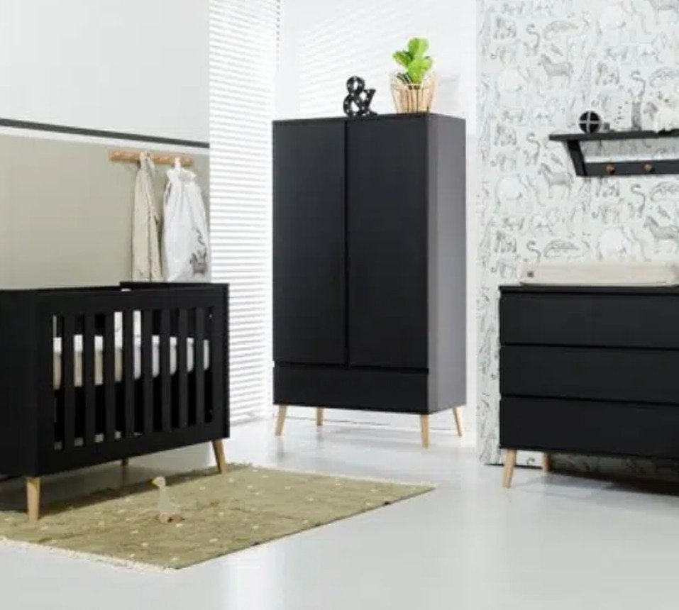 TWF Beach island babykamer - ledikant, commode & kledingkast, Ophalen, Gebruikt, 50 tot 70 cm, 100 cm of meer