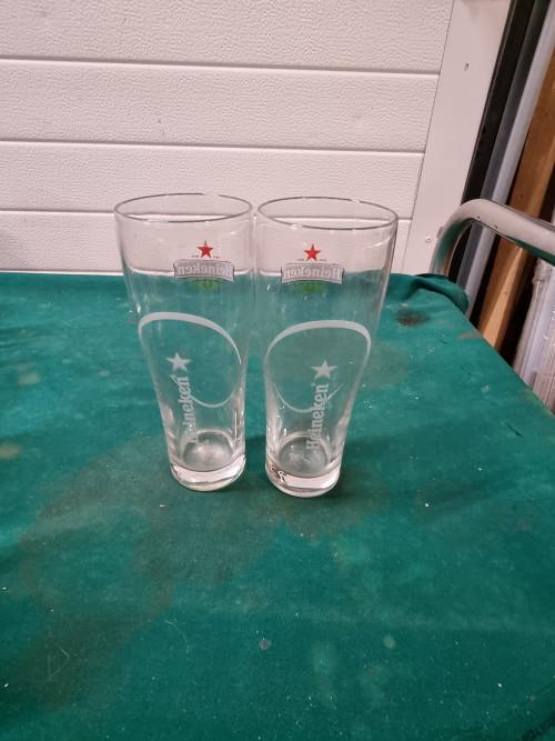 bierglazen heineken vintage, Verzamelen, Glas en Borrelglaasjes, Ophalen of Verzenden, 'T Olde Gre-j, Info@toldegrej.nl, Endepoelstraat 20f Didam