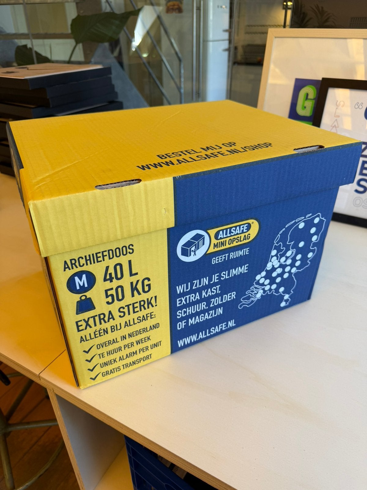 30 stuks Allsafe archiefdoos 40l 50kg Extra sterk!, Doe-het-zelf en Verbouw, Kratten en Dozen, Ophalen, Doos, 40 tot 60 cm, Opvouwbaar
