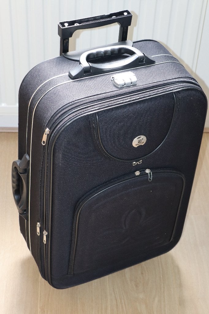 KALAIER Trolley koffer met slot ca. 61x43x22 cm (beschadigd), Sieraden, Tassen en Uiterlijk, 60 tot 70 cm, Overige materialen