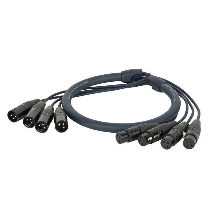 DAP Audio FL9220 Snake DMX Cable 20m, 4-Way, 4x XLR 3pin, Zo goed als nieuw, Apparatuur, Dap Audio, Info@highlite.nl