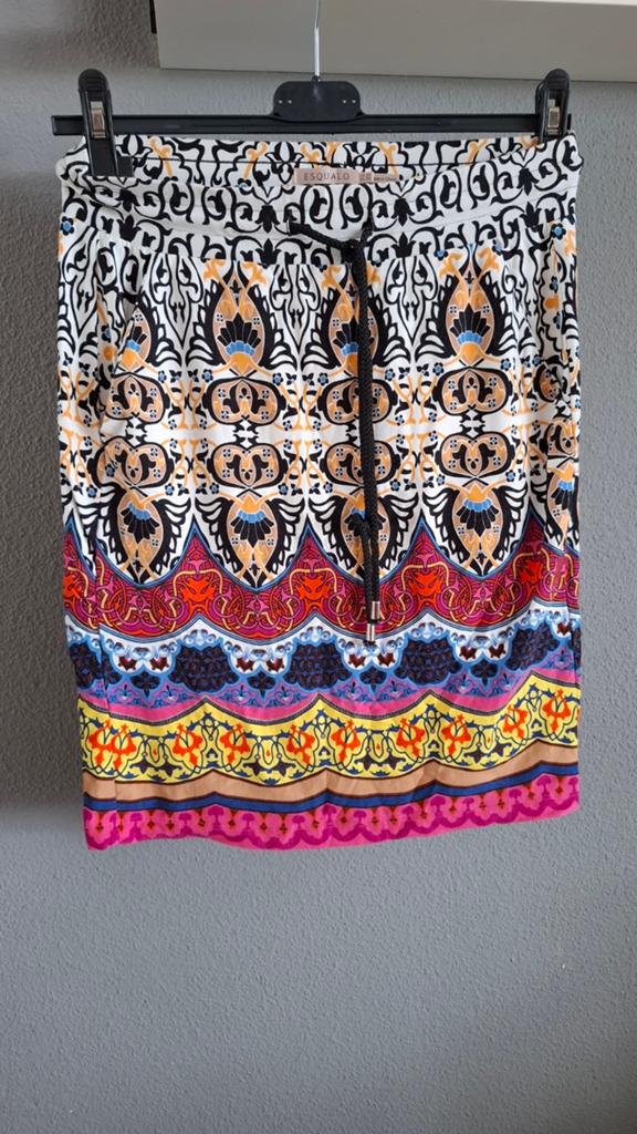 Esqualo rokje maat XS met kleurrijke print, Overige kleuren, Esqualo, Ophalen of Verzenden, Maat 34 (XS) of kleiner