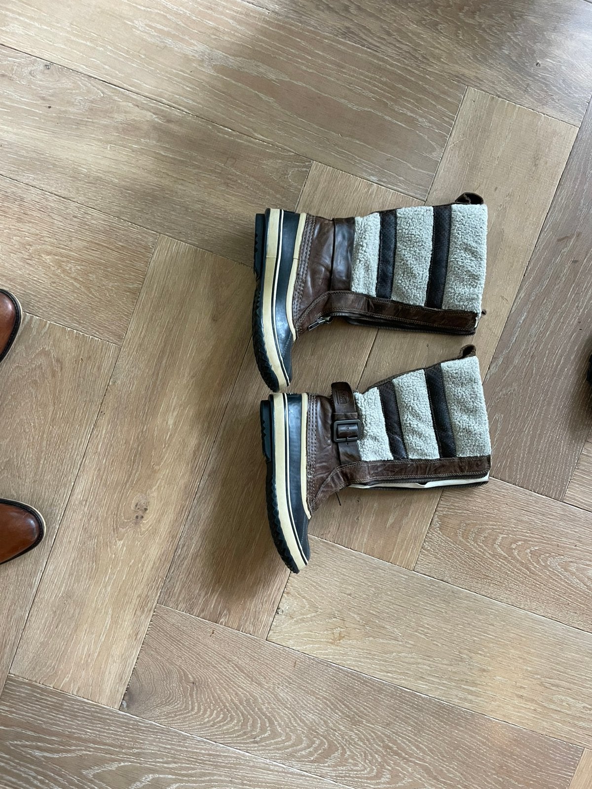 Sorel Snowboots Maat 38 - Warm en Waterdicht, Kleding | Dames, Schoenen, Ophalen of Verzenden, Gedragen, Bruin, Snowboots