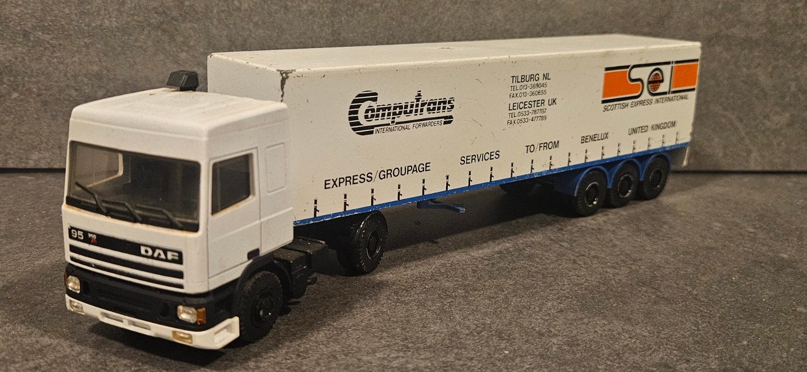 lion car daf computrans, Ophalen of Verzenden, Gebruikt, Bus of Vrachtwagen, Lion Toys