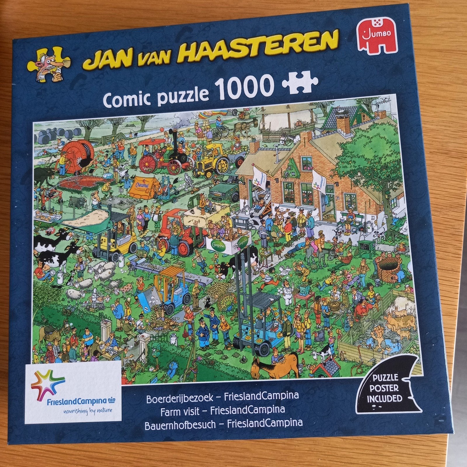 Jan van Haasterenpuzzel 1000 stukjes, Ophalen of Verzenden, 500 t/m 1500 stukjes, Zo goed als nieuw
