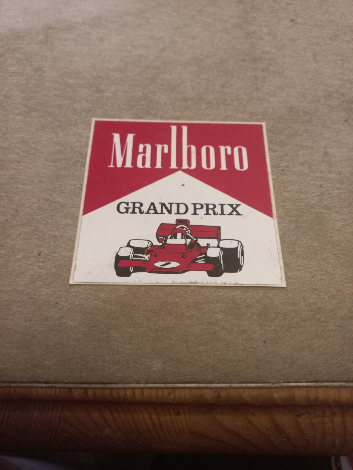Vintage Marlboro Grand Prix Formule 1 Sticker, Verzamelen, Stickers, Ophalen of Verzenden, Gebruikt