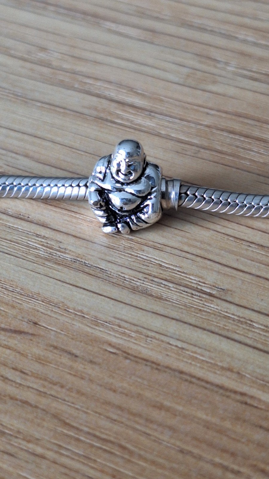 Pandora zilveren bedel Buudha voor armband of ketting, Sieraden, Tassen en Uiterlijk, Bedels, Ophalen of Verzenden, Zo goed als nieuw