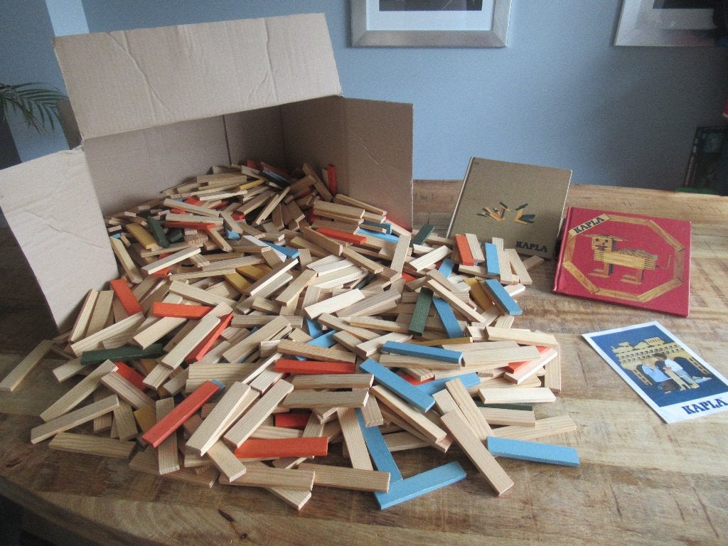 Echt super veel Kapla blokken en 3 boeken., Ophalen of Verzenden, Zo goed als nieuw, Overige merken