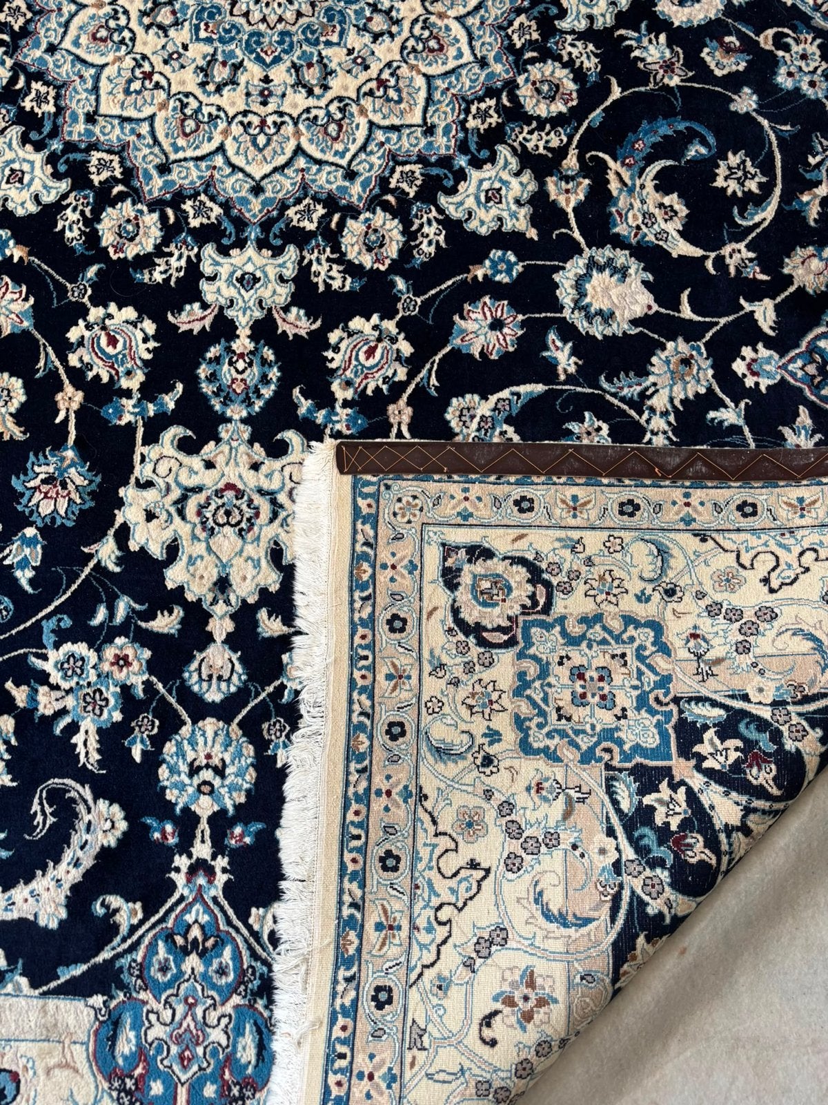 Prachtig Perzisch tapijt - 200 x 300, Huis en Inrichting, Stoffering | Tapijten en Kleden, Ophalen, Blauw, Zo goed als nieuw, 200 cm of meer