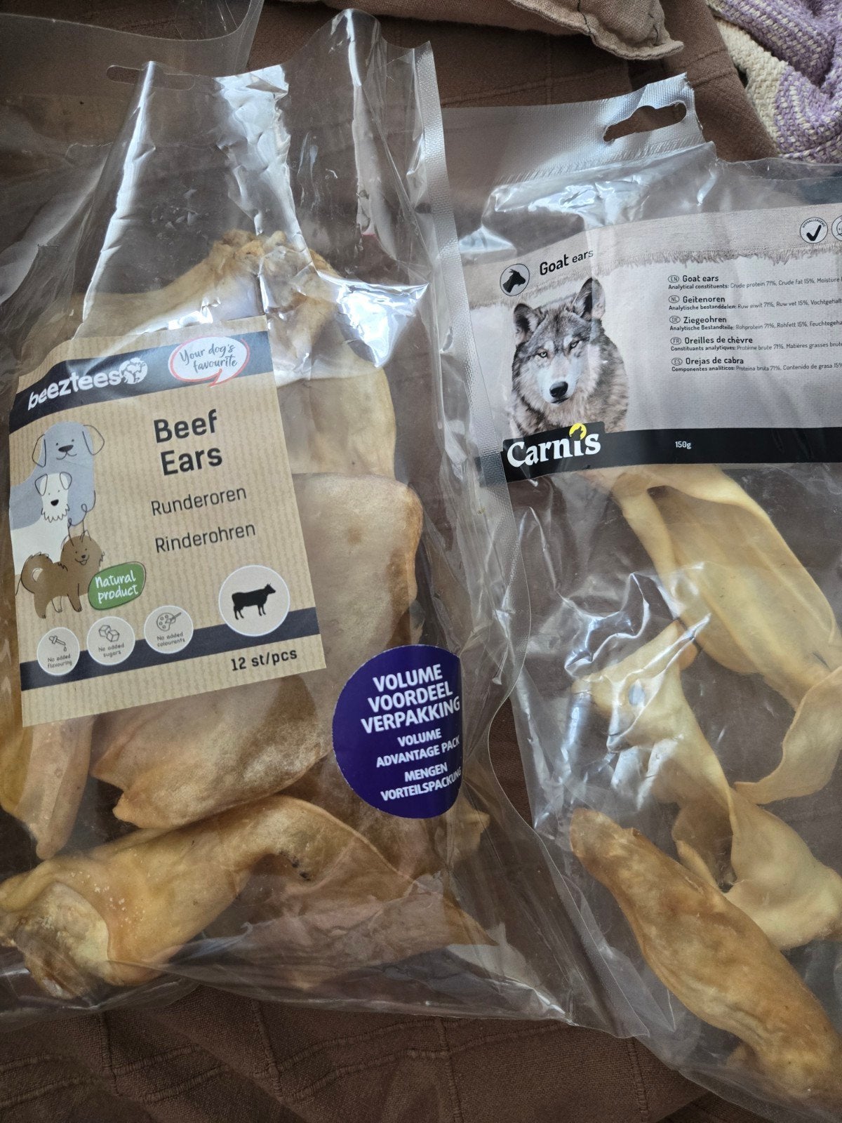 Geitenoren en runderoren, Dieren en Toebehoren, Dierenvoeding, Ophalen, Hond
