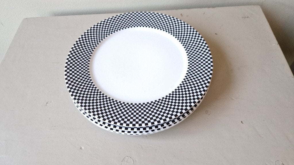 4 borden Ysenburg Art Werk, Huis en Inrichting, Keuken | Servies, Ophalen, Overige merken, Vintage, Zo goed als nieuw