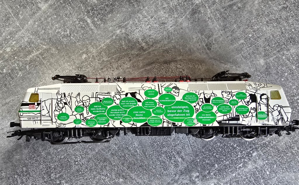Märklin locomotief BR 120 "DIT"-reclame 37533 digitaal, Hobby en Vrije tijd, Modeltreinen | H0, Wisselstroom, Gebruikt, Locomotief