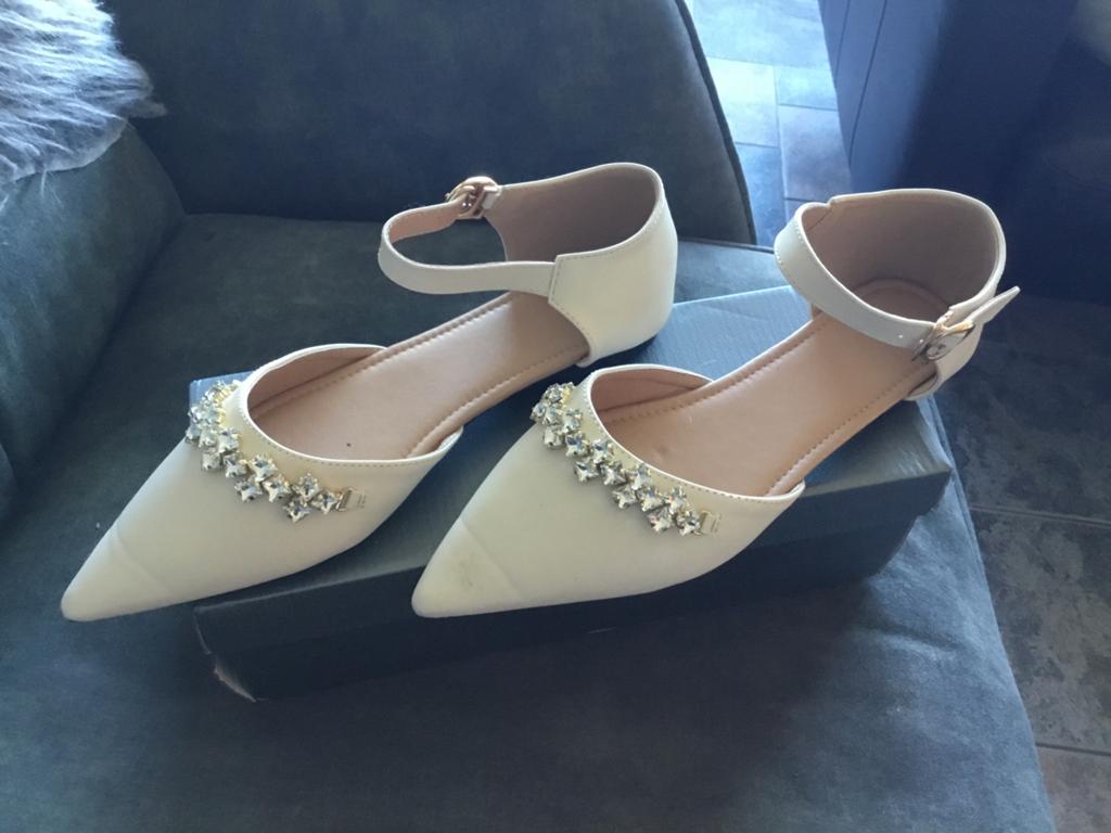 Mooie beige ballerina 42(1xgedragen) Shein, Kleding | Dames, Schoenen, Ophalen, Beige, Ballerina's, Zo goed als nieuw