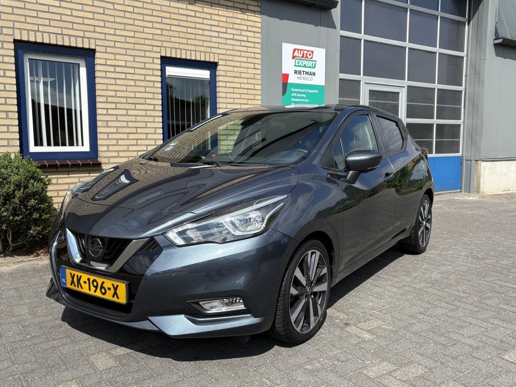 Nissan Micra 0.9 IG-T Tekna CAMERA-STOELVERW-ALL SEASON, Auto's, Keurmerk '100% Onderhouden', 898 cc, Euro 6, 525 kg