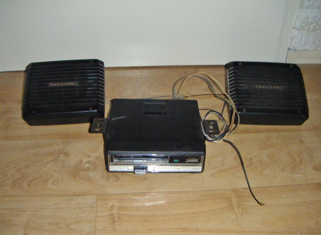 Casette Hitachi cs 204,Beltek speakers,autocasette,oldtimer, Ophalen of Verzenden, Gebruikt