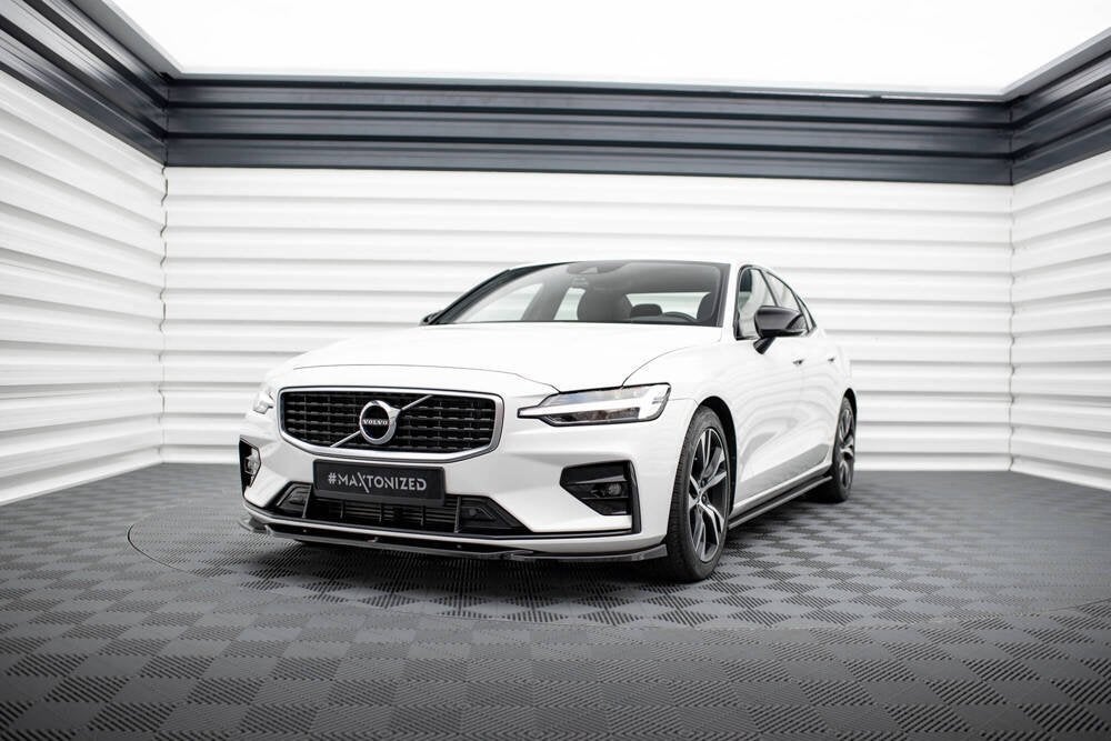 Voorlip spoiler sideskirt diffuser - V60 S60 R-Design 18+, Ophalen of Verzenden