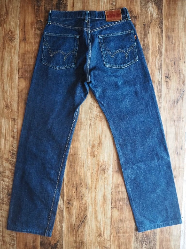 EDWIN 505ZX New Vintage 90s Selvedge Jeans W31 x L32, Kleding | Heren, Gedragen, Verzenden, Blauw, EDWIN