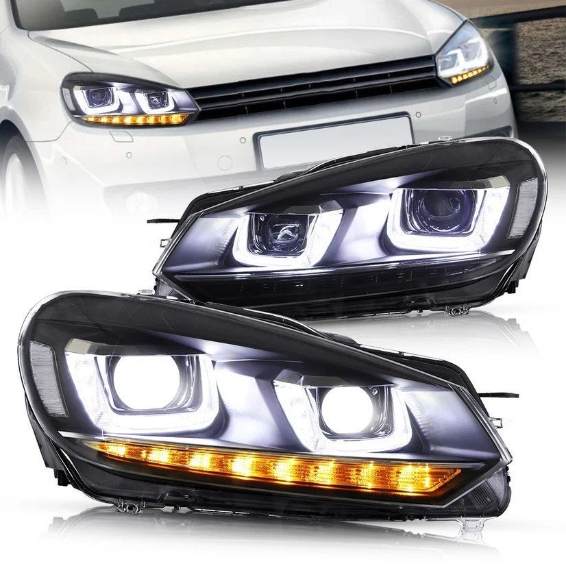 LED koplampen Golf 6, Auto-onderdelen, Volkswagen, Autoverlichting van Sonja, Nieuw, Ophalen of Verzenden