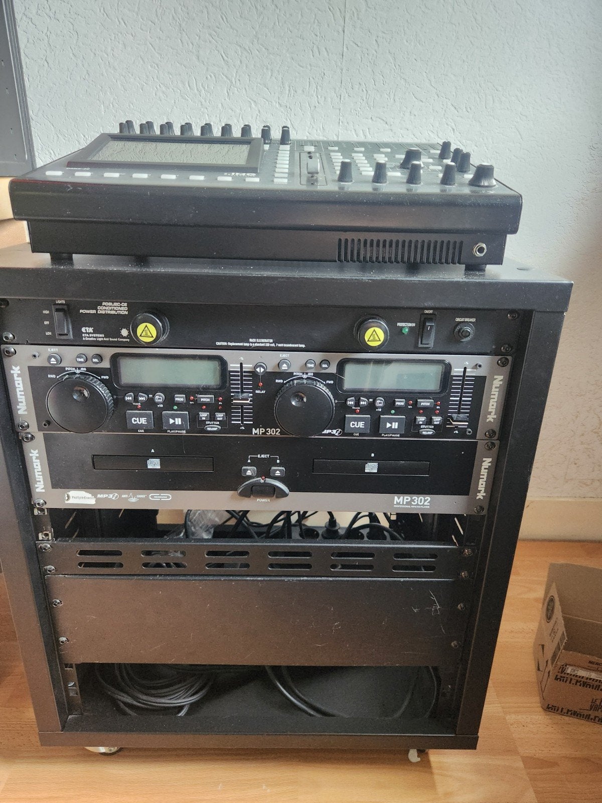 IMG Stageline Dmix20 incl rek en Numark cd speler., Ophalen, Zo goed als nieuw, Minder dan 50 watt