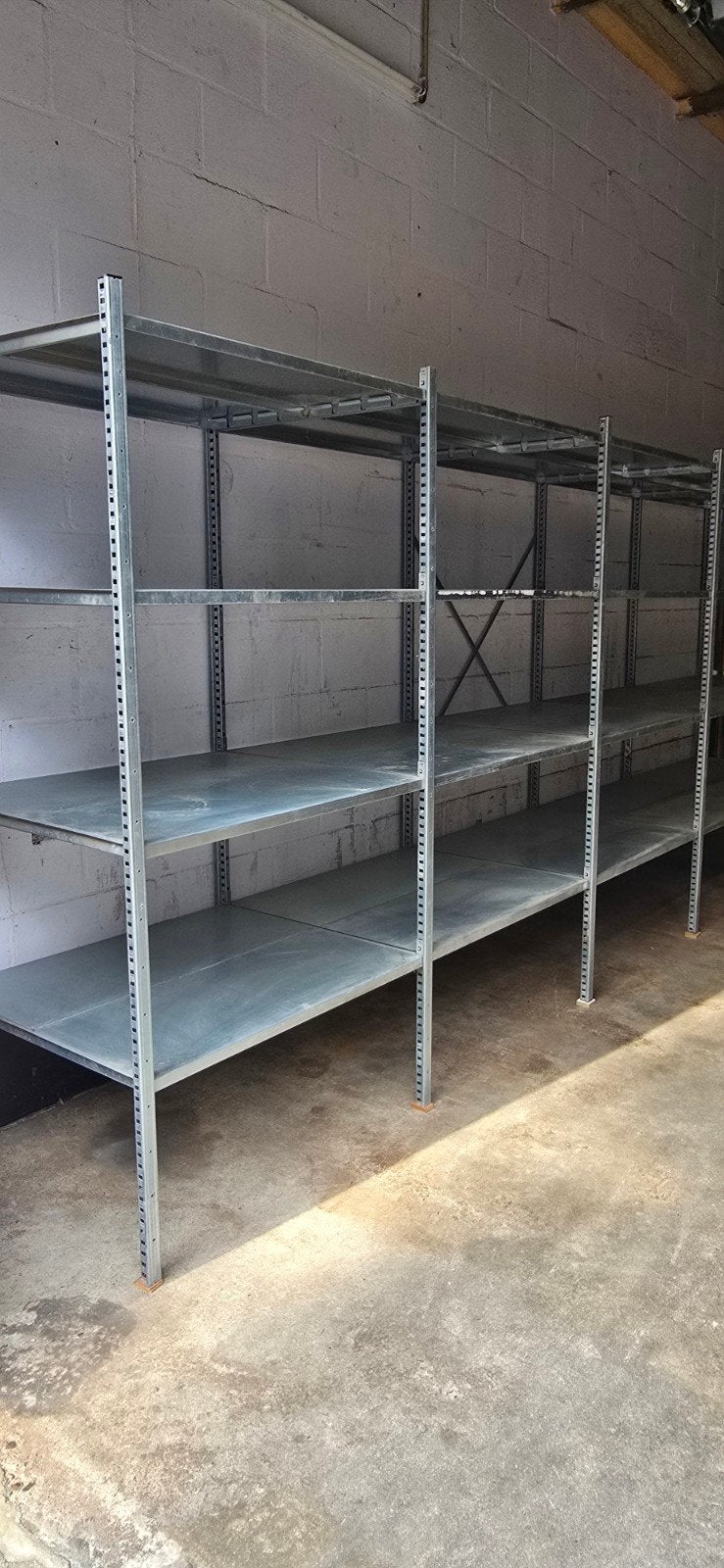 5,1 meter GS3 legbordstelling , magazijnstelling , stelling