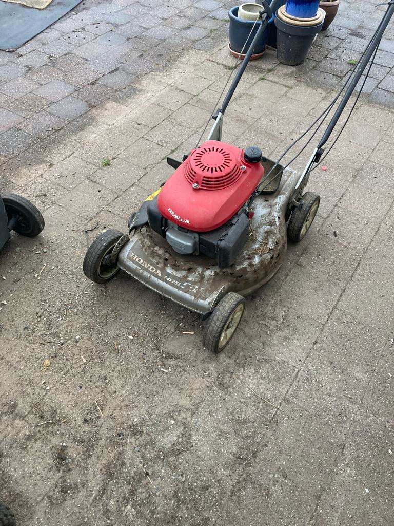 Honda HR25 grasmaaier - Benzine - Gebruikt, Tuin en Terras, Grasmaaiers, Ophalen, Cirkelmaaier, Gebruikt, Benzine-grasmaaier