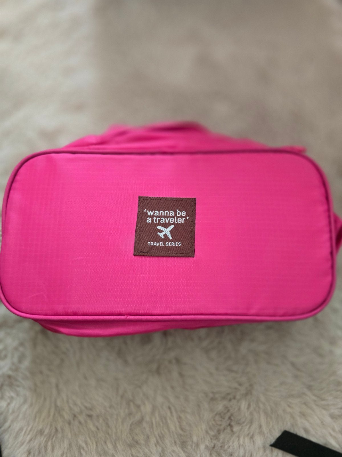Roze Toilettas / Make-up Tas - Ideaal voor Reizen, Ophalen of Verzenden, Zo goed als nieuw, Roze, Heer of Dame