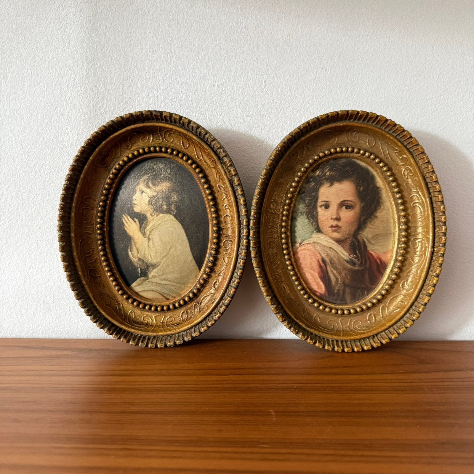 Lijstjes, Italiaans, barok, brocante, vintage, hout, ‘ 50/60, Ophalen of Verzenden