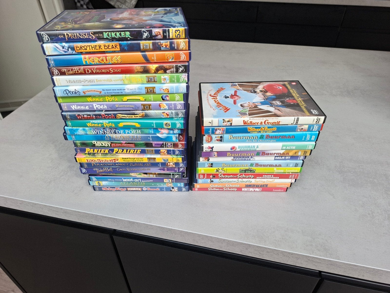 33 dvd's: Disney, Buurman & Buurman, Shaun het Schaap, Alle leeftijden, Ophalen of Verzenden, Zo goed als nieuw