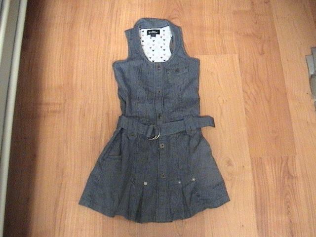 Villa Happ geweldig mooi blauw / wit gestreepte jurk maa 116, Kinderen en Baby's, Villa Happ, Gebruikt, Meisje, Ophalen of Verzenden