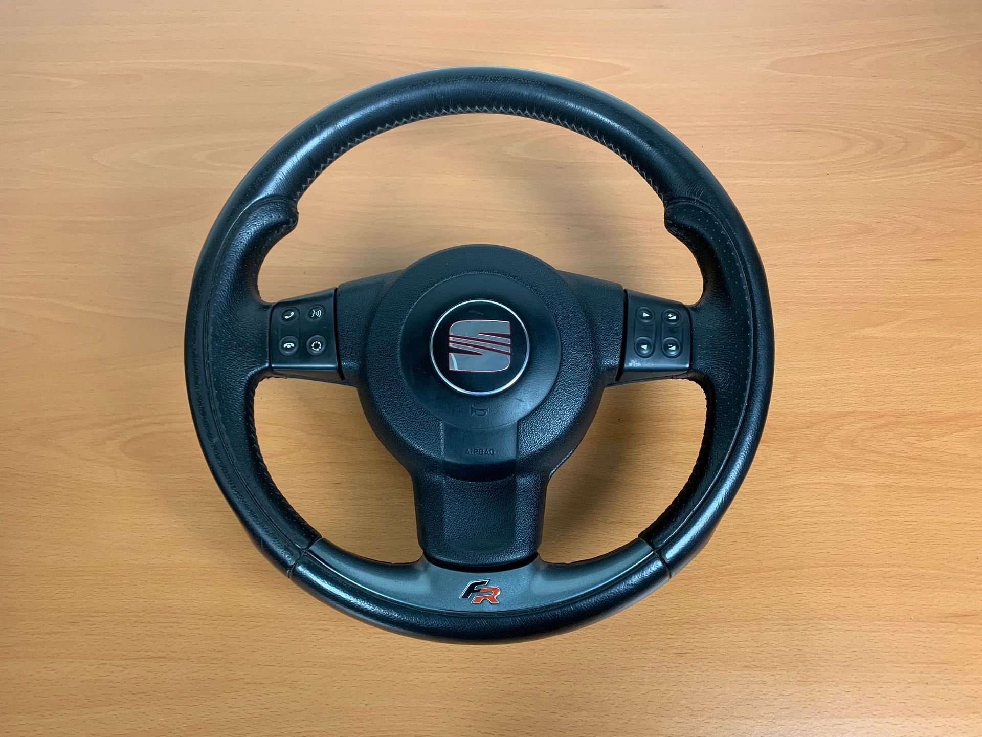 seat Leon 1P altea toledo Leer FR stuur Leer 2004 - 2008, Auto-onderdelen, Besturing, Gebruikt, -, -, Ophalen of Verzenden
